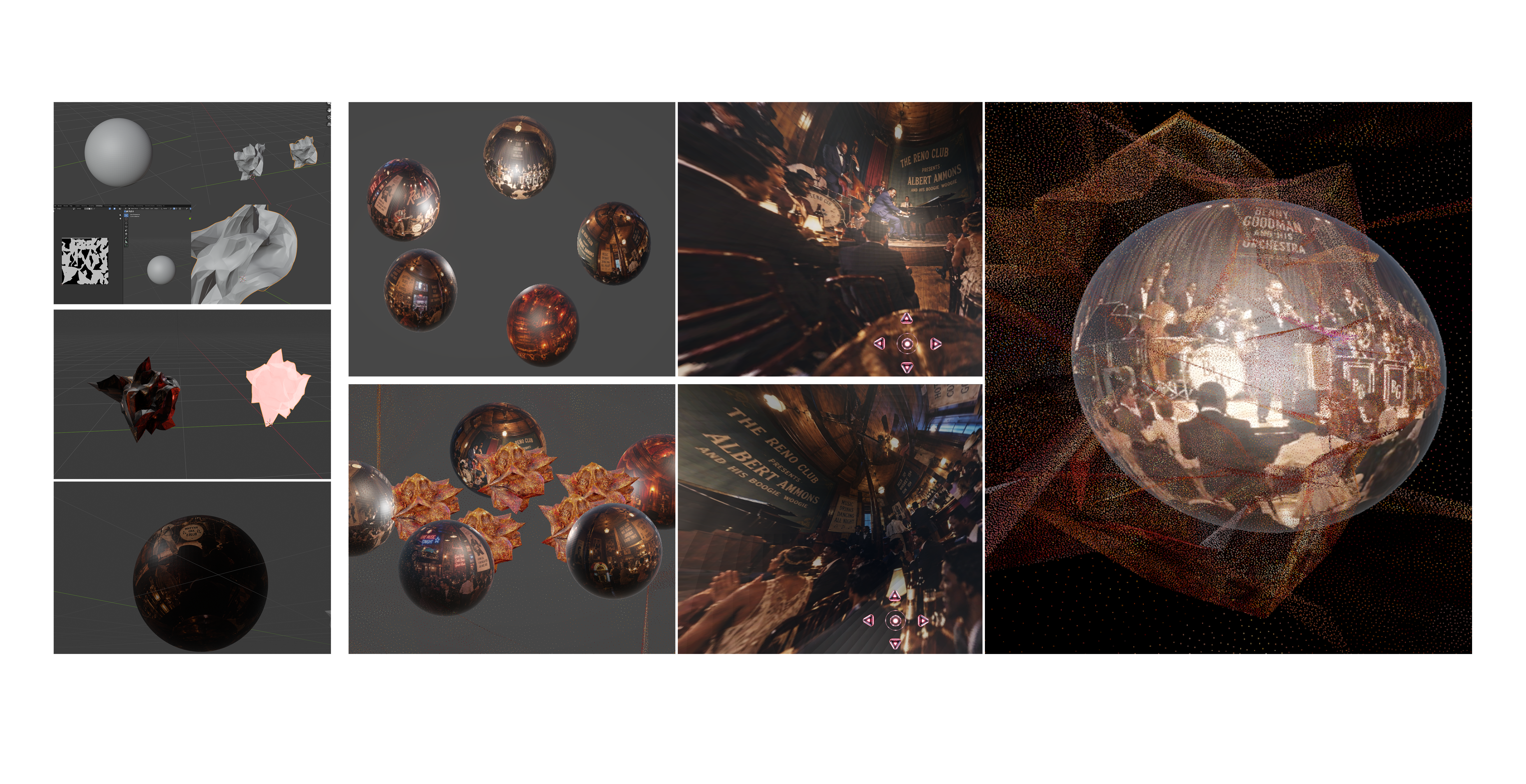 Blender models imported into Unity as HDR archive spheres