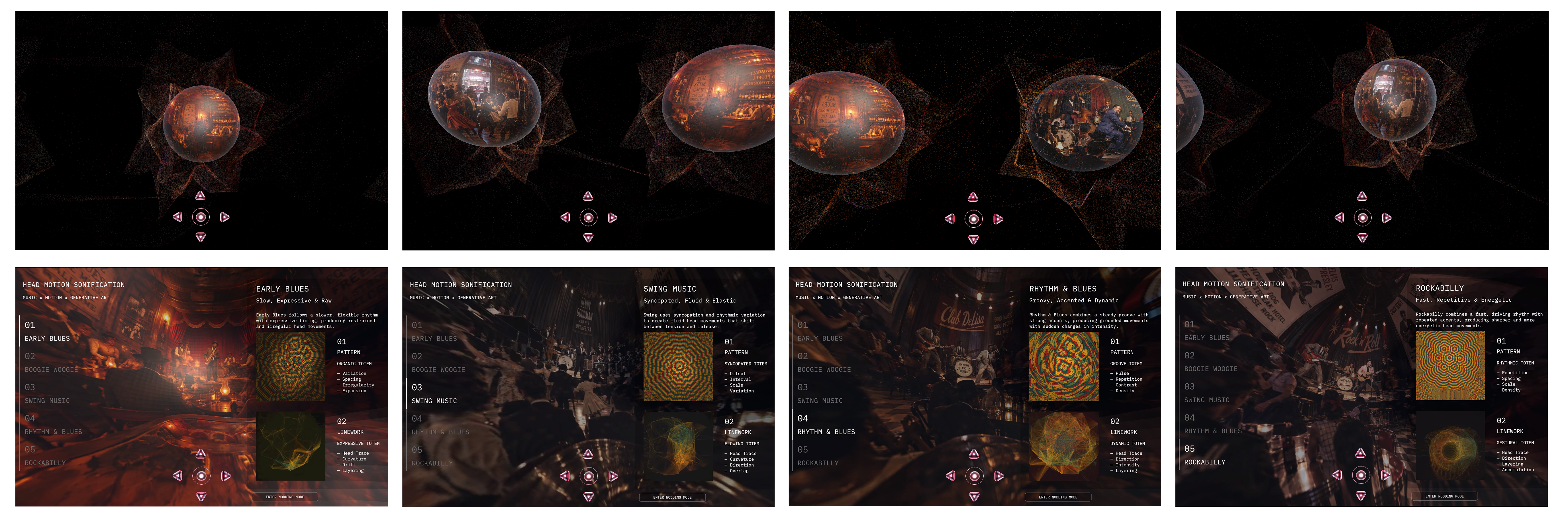 Final outcome archive spheres and musical environments